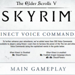 Kinect Update for Skyrim Going Live Tomorrow