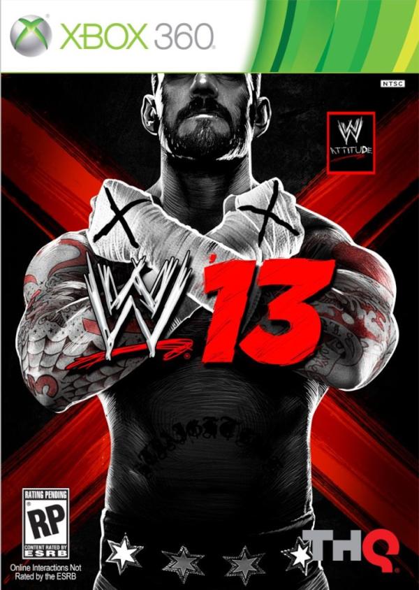 CM Punk WWE '13 Cover Revealed - Just Push Start