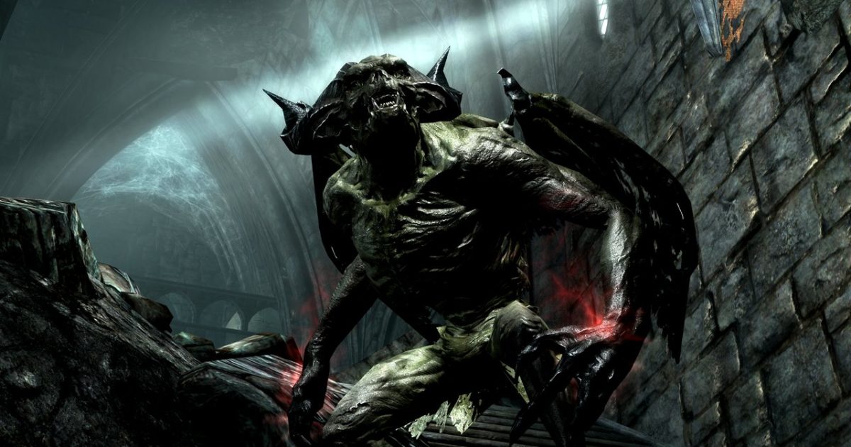 E3 2012: Skyrim Dawnguard DLC New Screenshots Shows Gargoyles & More