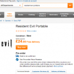 Rumor: Resident Evil Portable Outed by UK Retailer Play.com