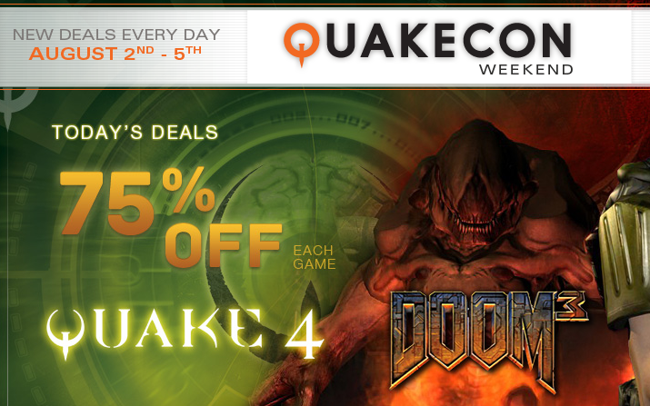 The QuakeCon Steam Sale Enters Its Last Day