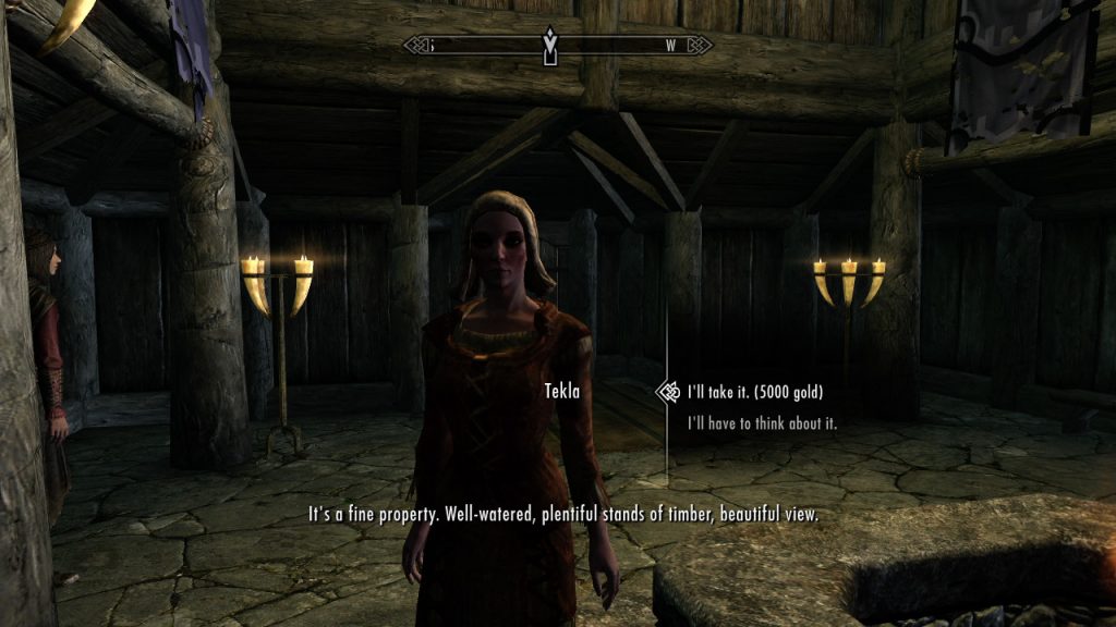 Skyrim Hearthfire DLC Steps in purchasing your plot of land / estate