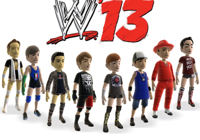 New WWE '13 Xbox 360 Avatar Items Now Available 