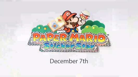 Paper Mario: Sticker Star Dated for Europe