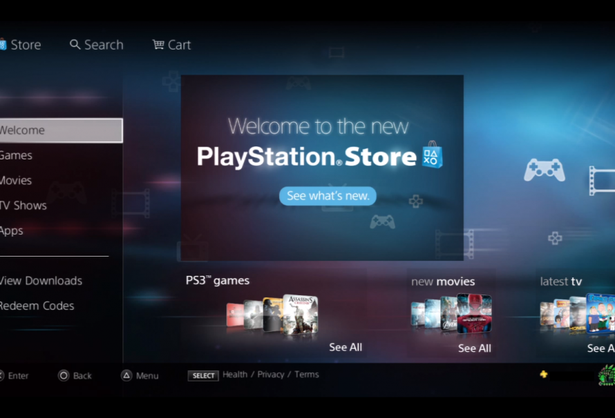 psn ps3 store