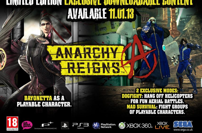 Anarchy Reigns Gets Preorder “Limited Edition” in Europe