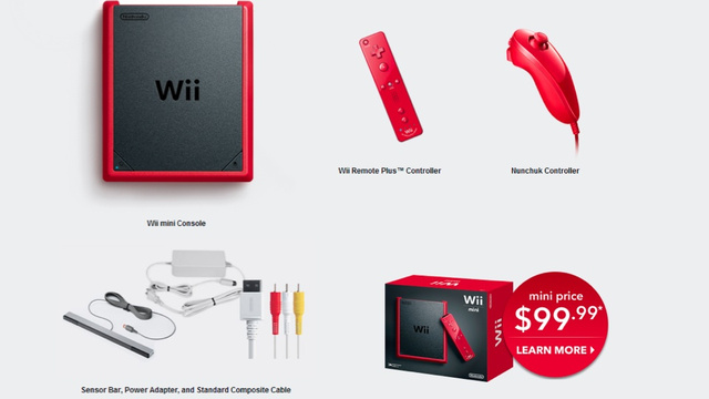 wii mini price