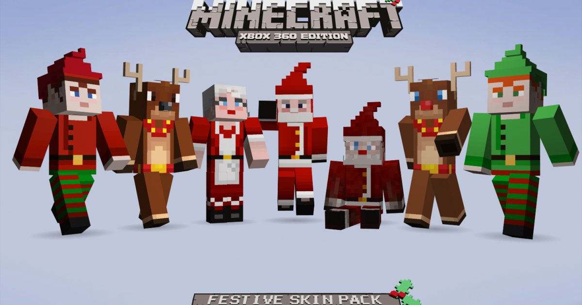 Festive Skins Come To Minecraft Xbox 360 Edition