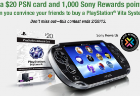 Get Your Friends to Buy a Vita and Score a $20 Dollar PSN Card and More