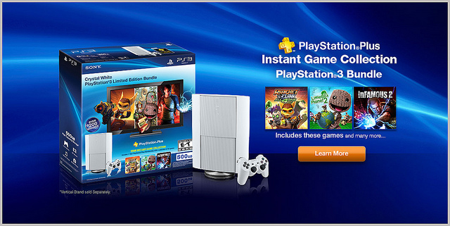 New White PS3 Bundle coming January 27th  w/ 1 Year of PS Plus