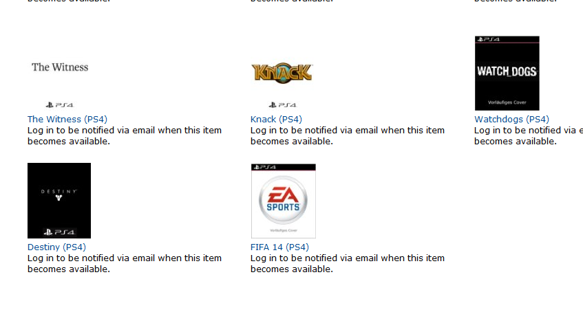 German Amazon Lists FIFA 14 For PS4