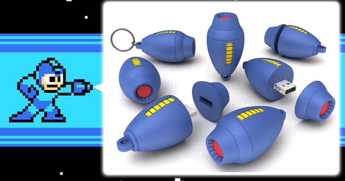 Show your Love for Megaman with this Special 8 GB USB Stick