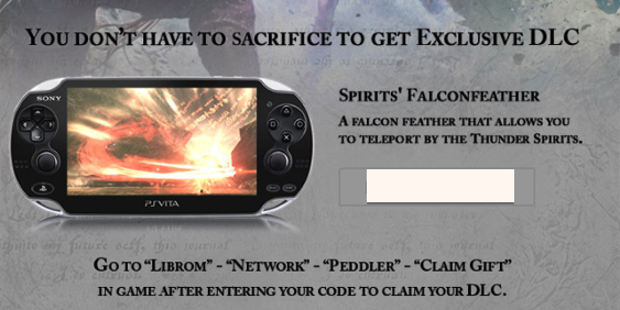 Check your Email for Some Free Soul Sacrifice DLC