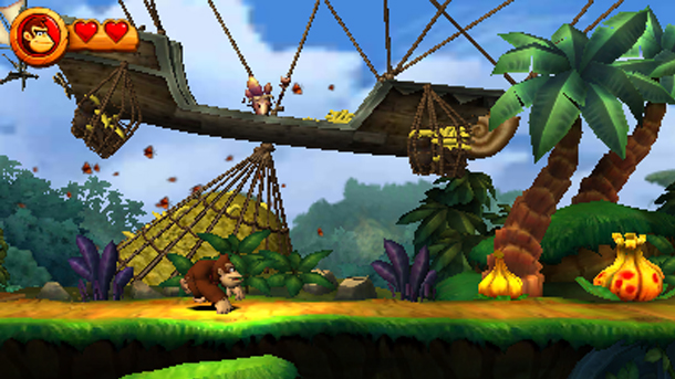 New Donkey Kong Country Returns 3D Trailer Shows Off New Features
