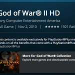 Sony Accidentally Lists God of War 1 & 2 for Free with PlayStation Plus