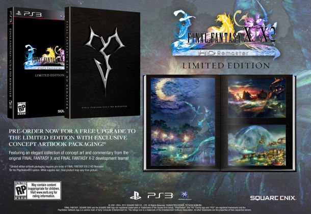 Final Fantasy X HD and Final Fantasy X-2 HD Limited Edition announced