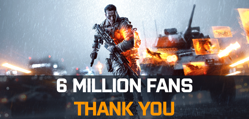 Battlefield Facebook Page Celebrates 6 Million Fans In Style