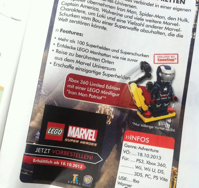 LEGO Marvel Super Heroes Release Date Revealed?