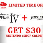 Purchase Both Shin Megami Tensei IV and Fire Emblem Awakening, Receive $30 in eShop Currency
