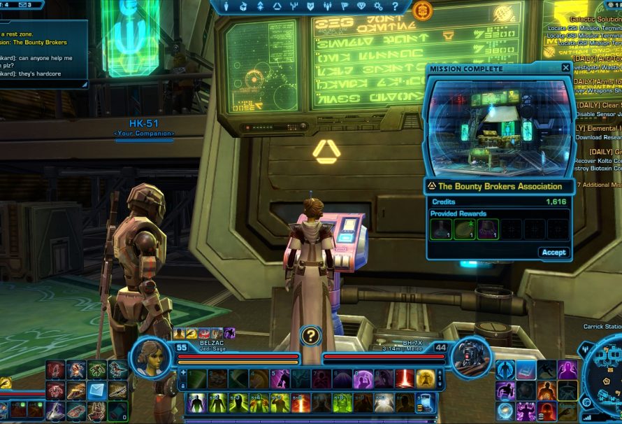 SWTOR Game Update 2.3 Bounty Contract Event – Ord Mantell Preview
