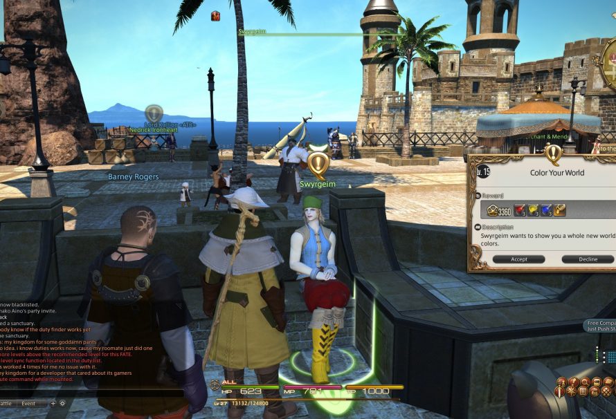 Final Fantasy Xiv How To Dye Your Own Gear