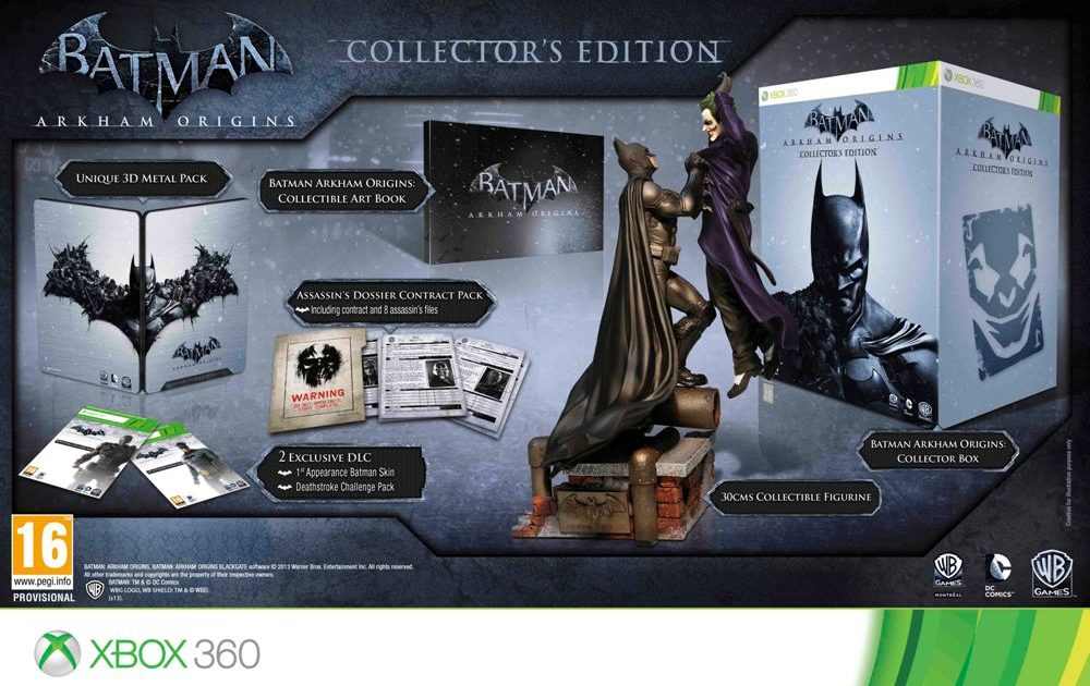 Batman: Arkham Origins Collector’s Edition revealed in UK