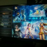 Final Fantasy X and Final Fantasy X-2 HD Menu Screenshots