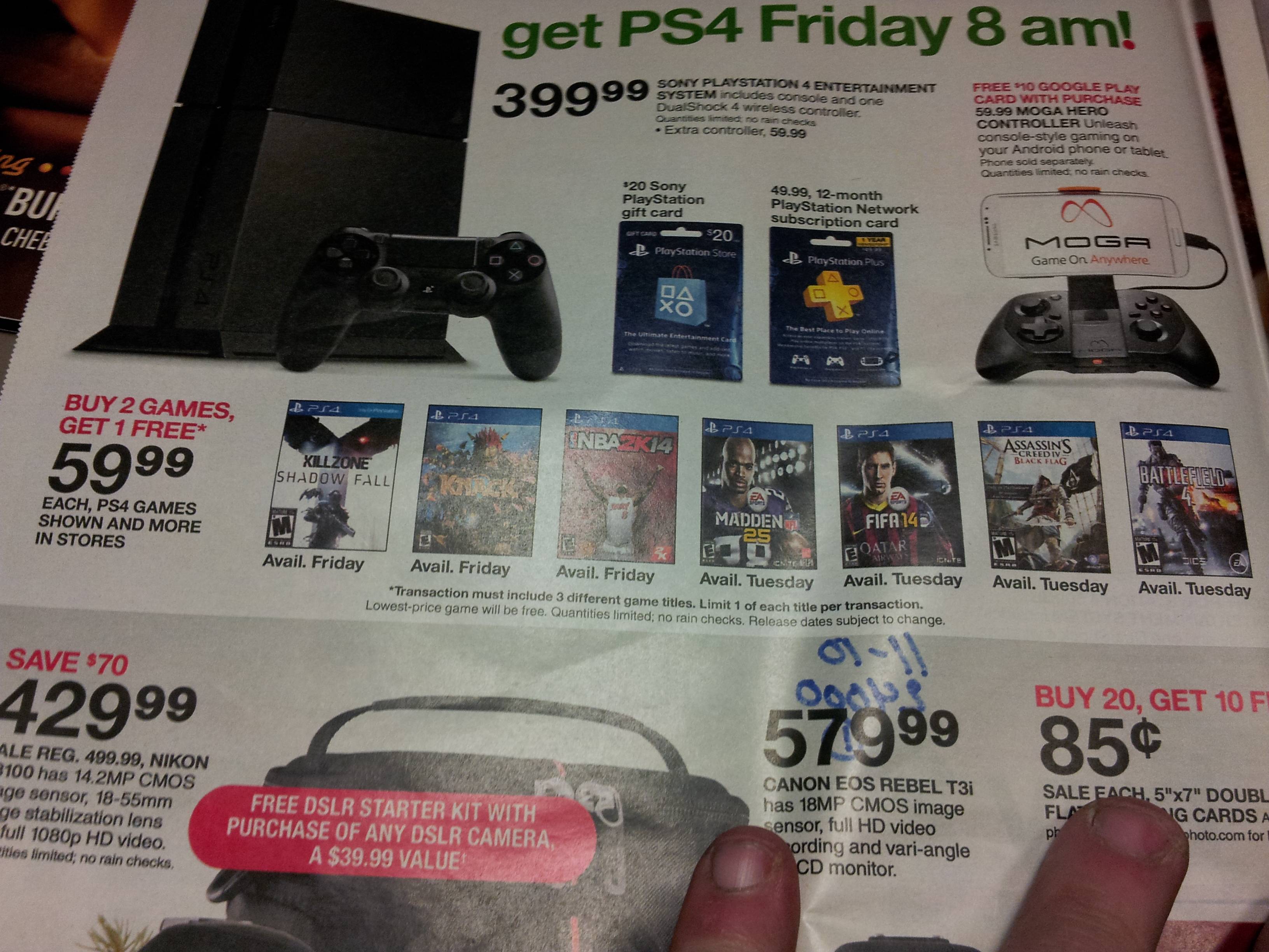 playstation 4 price game store