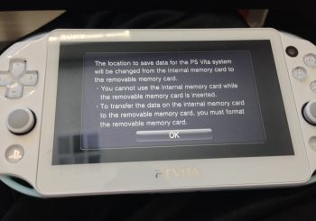 PS Vita Slim internal storage not usable with a memory card