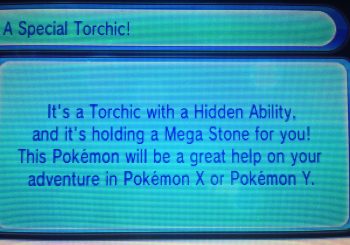 PSA: Get your Special Edition Torchic in Pokemon X and Pokemon Y