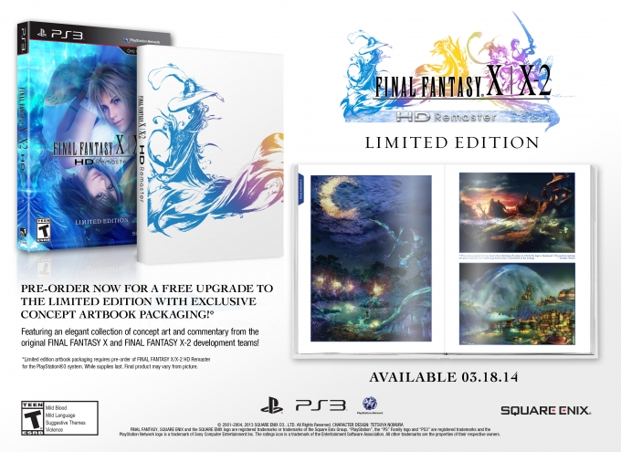 Final Fantasy X and X-2 HD on PS3 gets March release date in NA