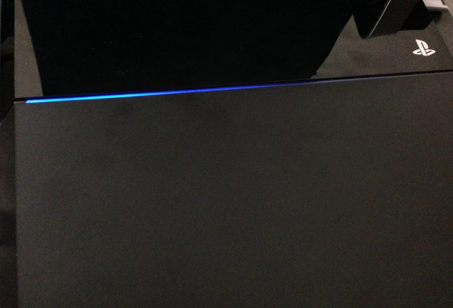 ps4 with light on top