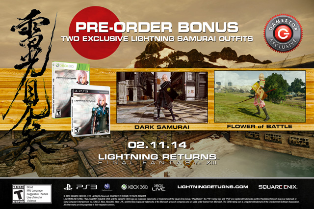 Gamestop Reveals Lightning Returns Pre-Order Incentives