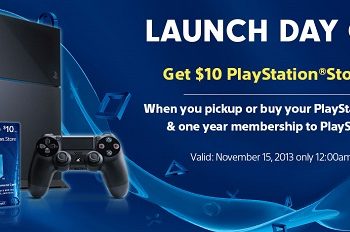 PS4 Launch Deal: Buy a PS4 with a year of PS Plus, get $10 PSN credit