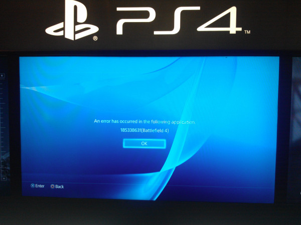 Persona bekræft venligst Nikke PlayStation 4 Game Crash Error Screen Leaked
