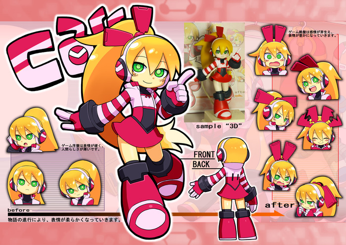 Mighty No. 9 co-op character Call design picked by fans