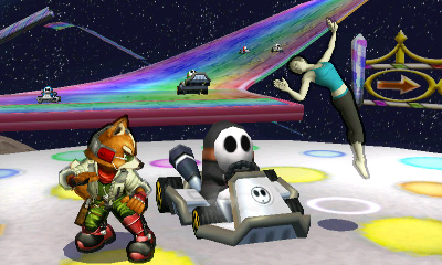 Super Smash Bros.’s Rainbow Road WIll Be Full of Driving Shy Guys