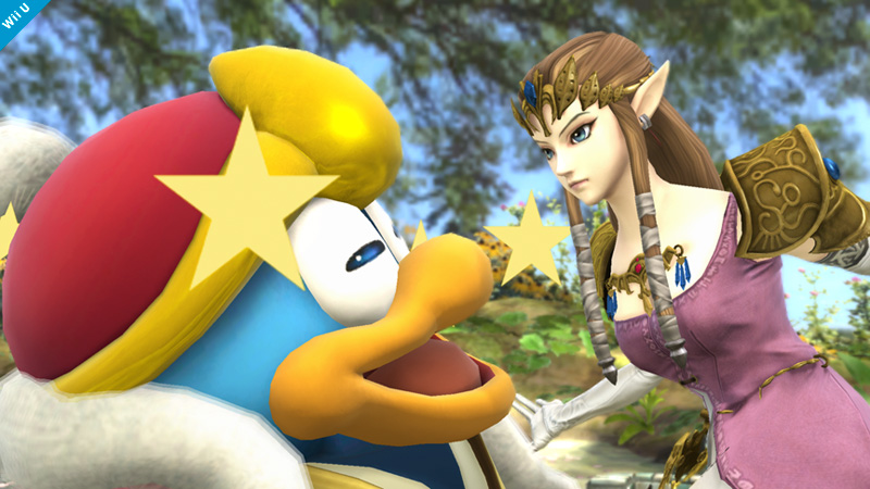 Super Smash Bros.’s Zelda Has King Dedede Seeing Stars