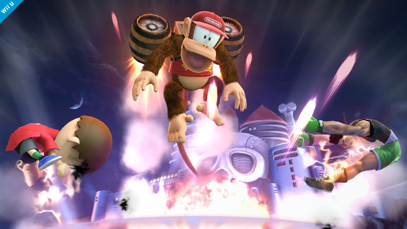 Super Smash Bros.’ Diddy Kong Has His Twin Rocketbarrels Back
