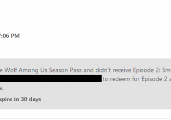 The Wolf Among Us Season Pass Owners On 360 Receiving Episode 2 Codes