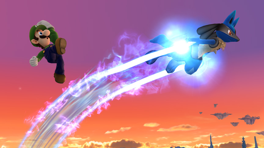 Super Smash Bros.’ Lucario Gets Extremely Speedy With His Aura