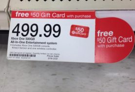 Target Is Offering A $50 Gift Card With Purchase Of Xbox One