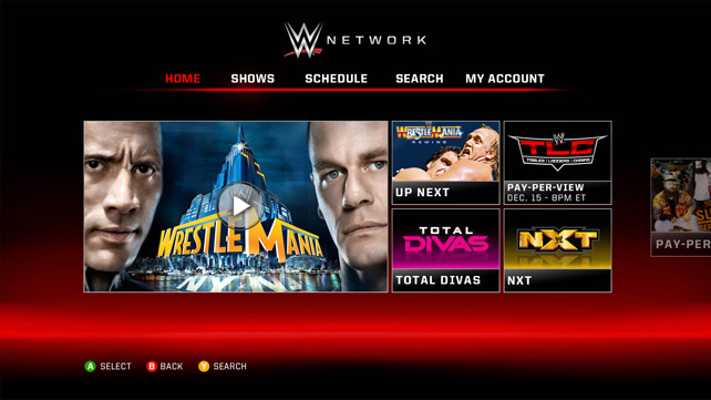 Xbox LIVE Gold Required For WWE Network