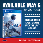 MLB The Show 14 For PlayStation 4 Readies To Run The Bases On May 6