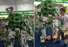 Man Builds Titanfall Mech From Xbox Console Boxes 