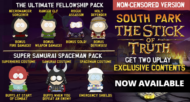 South Park: The Stick of Truth Receives First DLC Packs