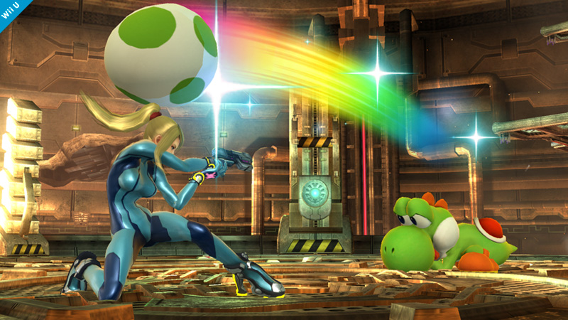 Super Smash Bros. Gives Samus A New Paralyzer Pose