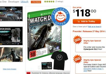 Free Watch Dogs T-Shirt With Mighty Ape Pre-Order 