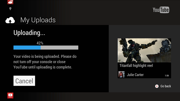Xbox One Adds YouTube Uploading In New App Update Today