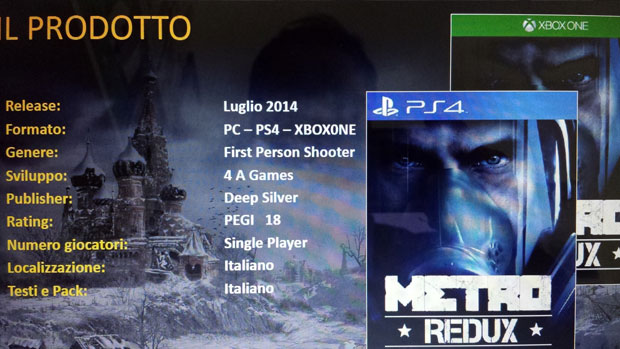 Metro Redux Coming To PS4, Xbox One And PC